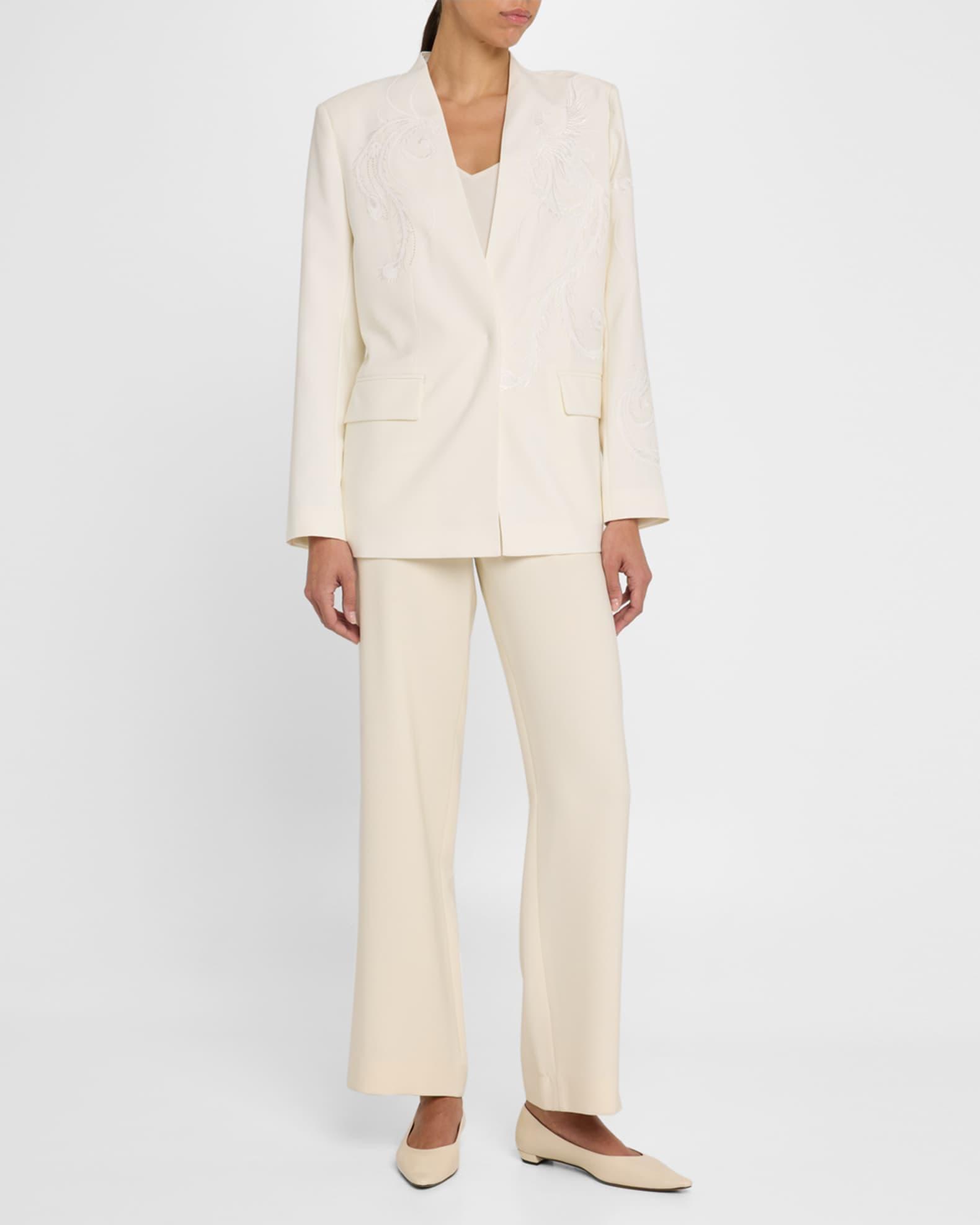 Sydney Embroidered Wool-Blend Jacket Product Image
