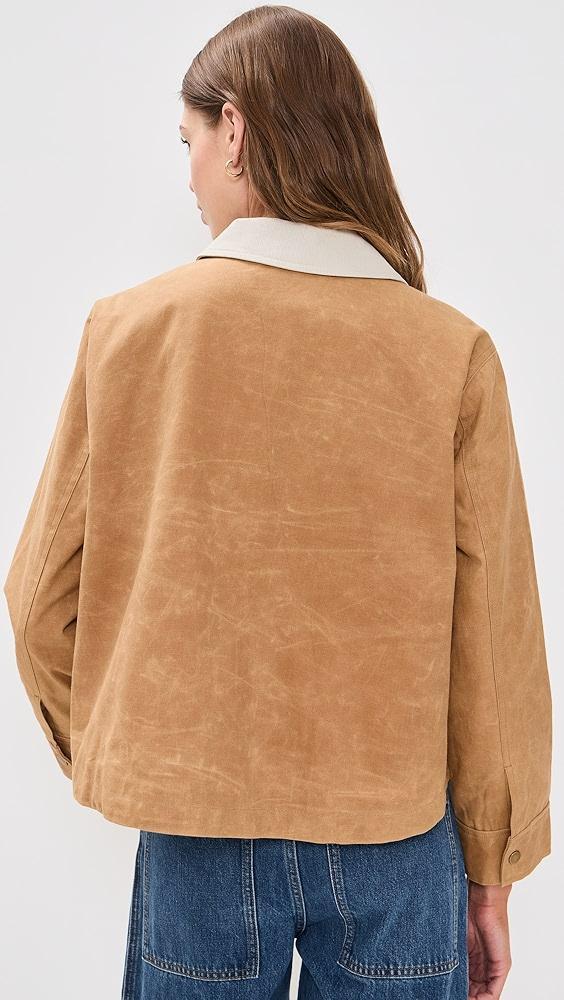 THE GREAT. The Waxed Swingy Jacket | Shopbop Product Image
