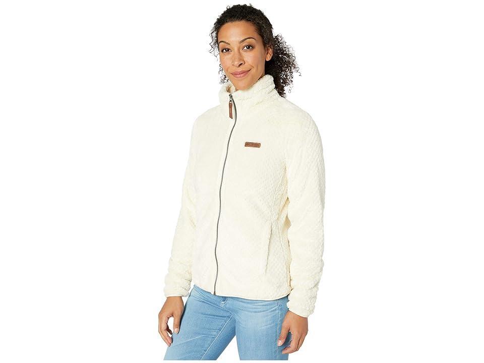 Women's Columbia Fireside Sherpa Fleece Jacket, Size: XXL, Chalk Product Image