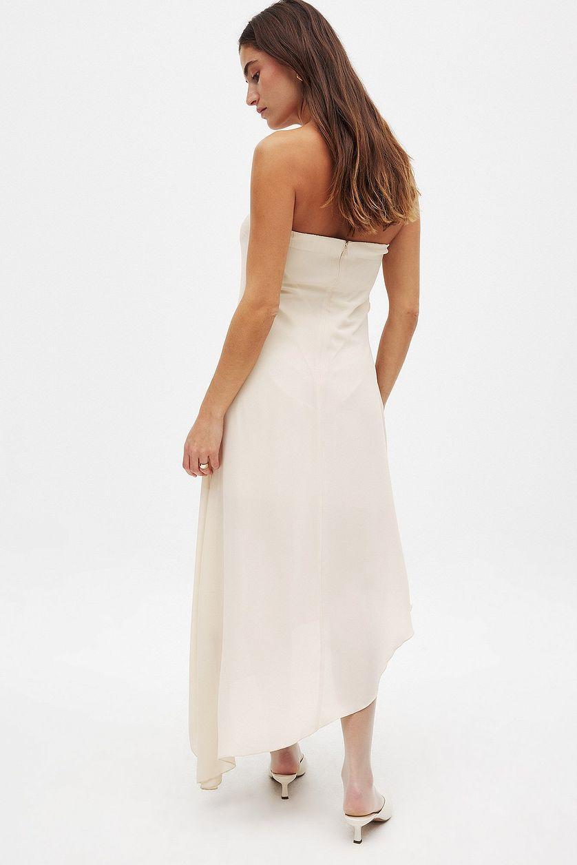 Flower Detail Chiffon Midi Dress Product Image