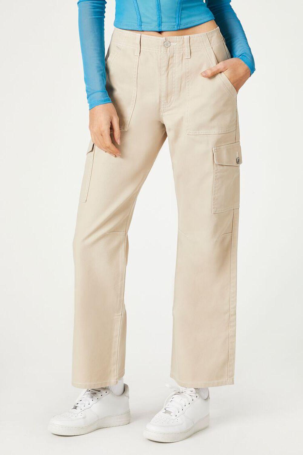 Cotton Cargo Pants | Forever 21 Product Image
