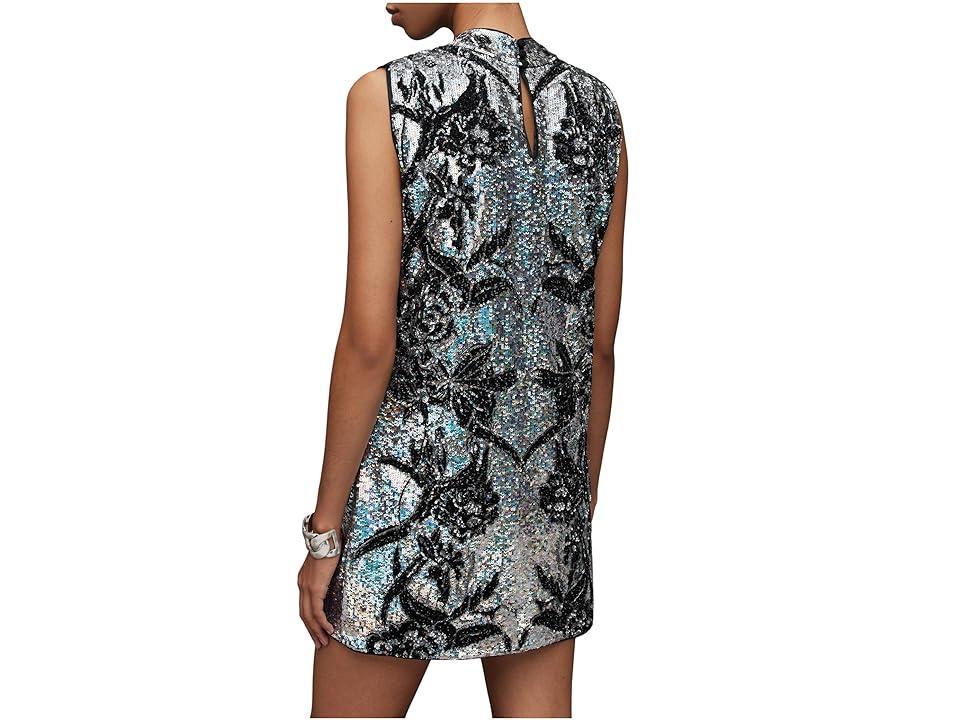 AllSaints Harper Mini Embroidered Dress Women's Clothing Product Image