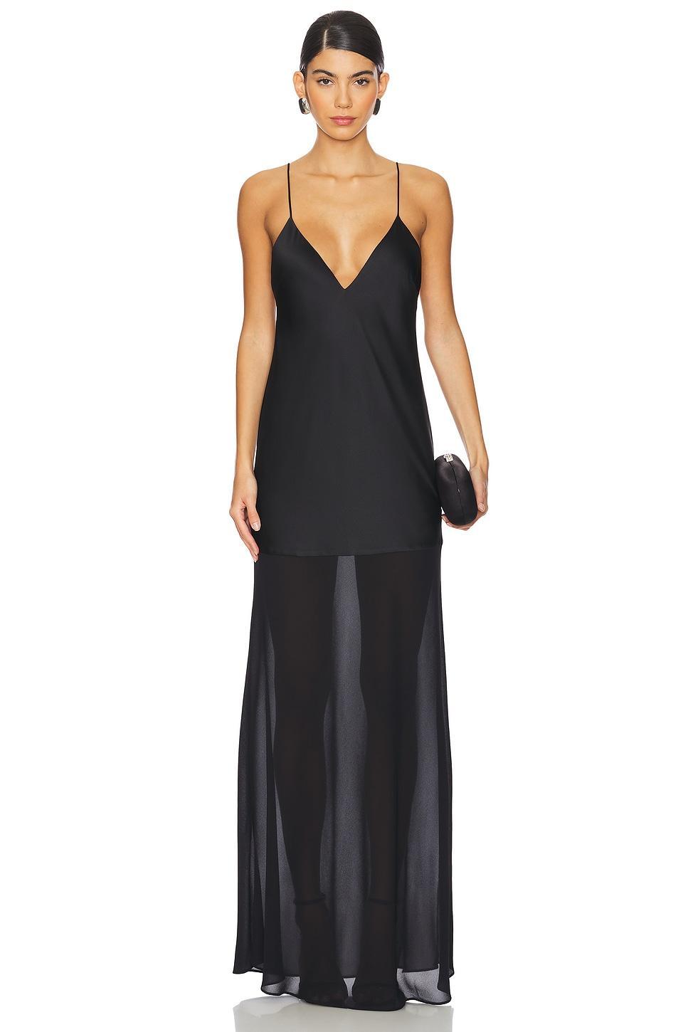 Vienna Satin Maxi Dress SER.O.YA Product Image