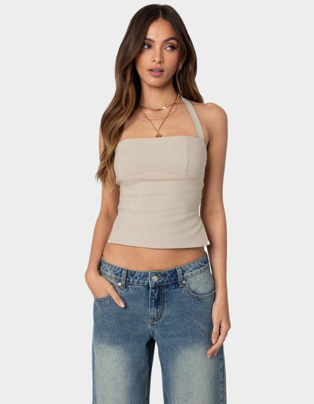 EDIKTED Dara Halter Top Product Image