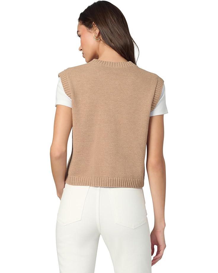 Button Pullover Sweater Vest Product Image