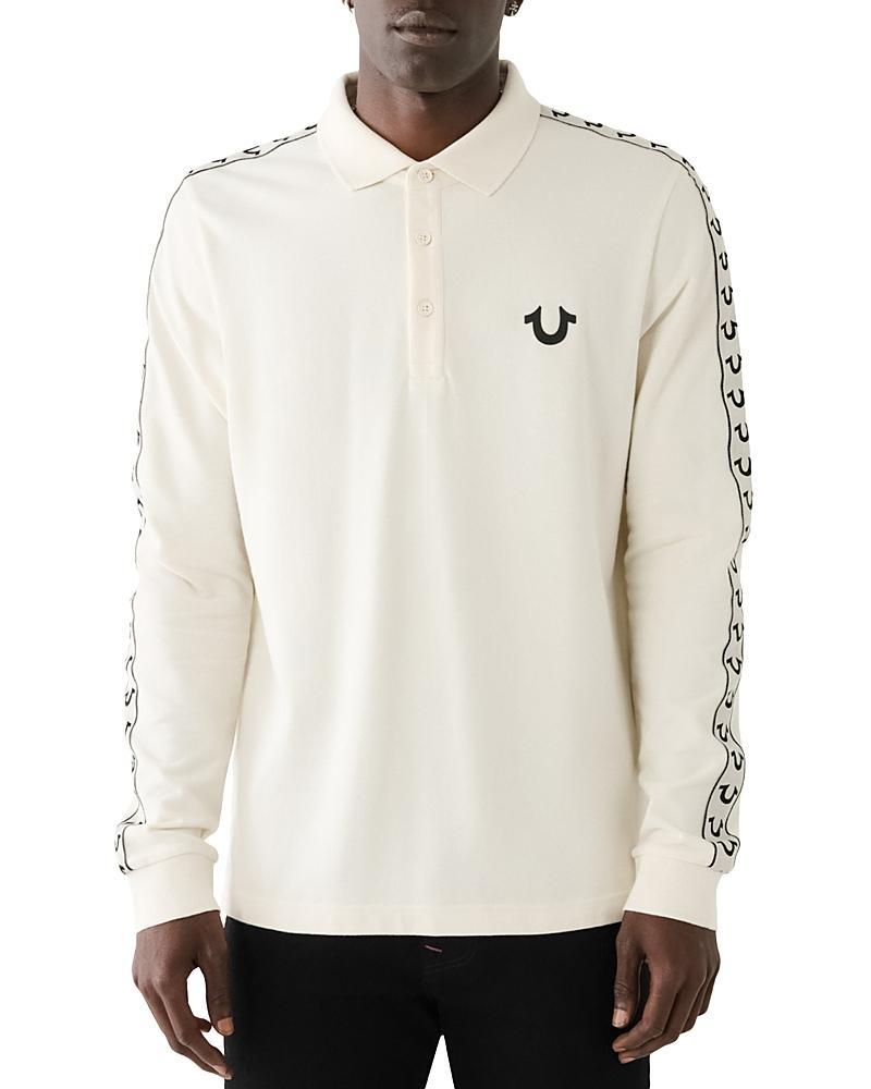 True Religion Long Sleeve Damask Polo Product Image