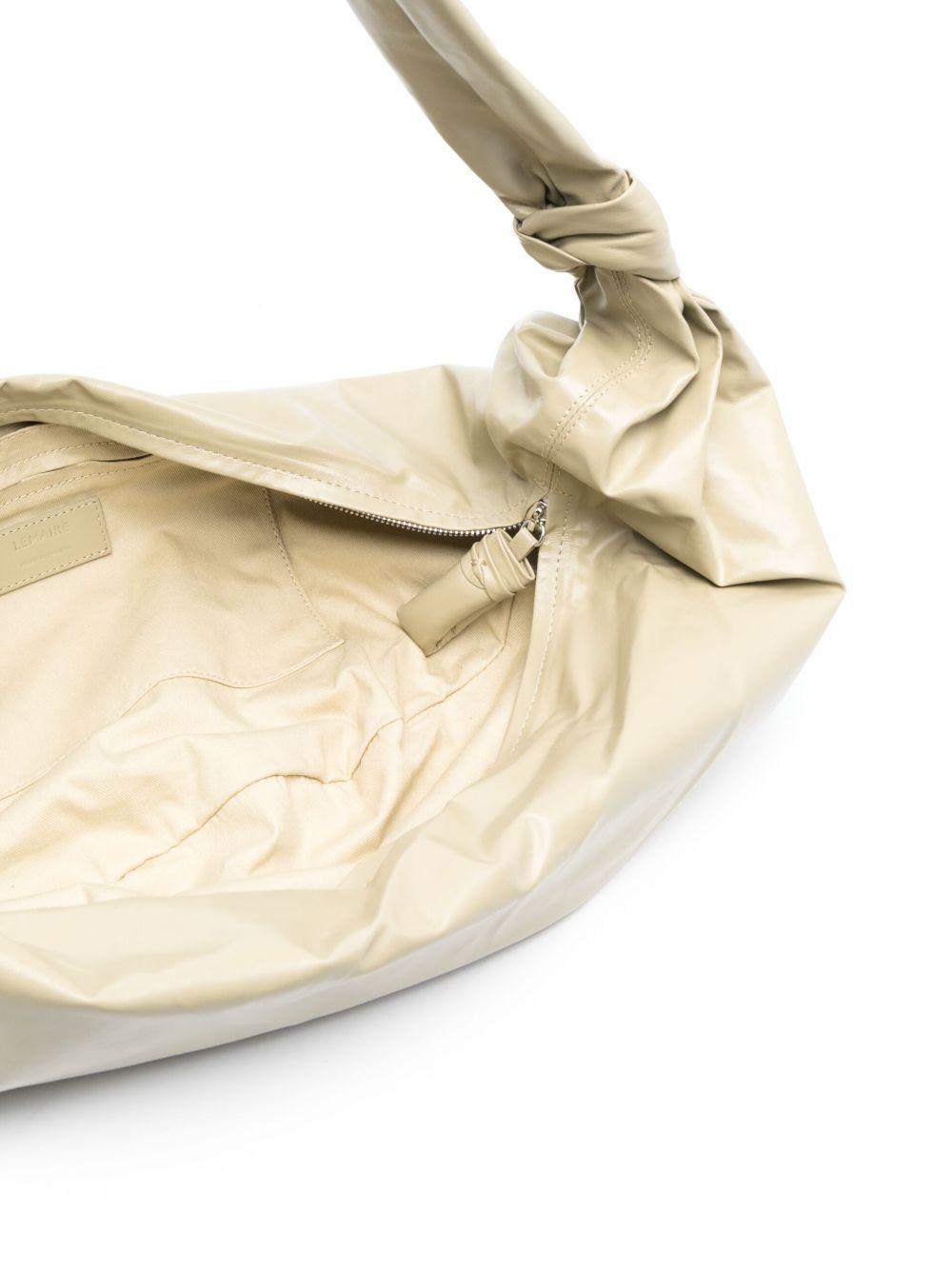Croissant leather shoulder bag Product Image