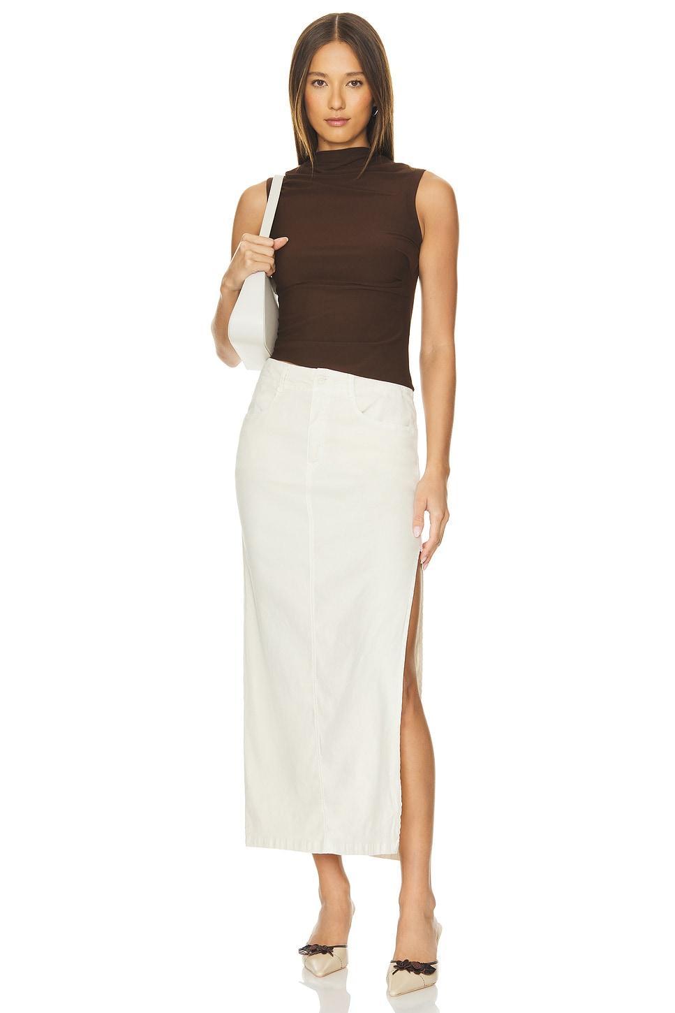 Indigo Side Slit Skirt Bella Dahl Product Image