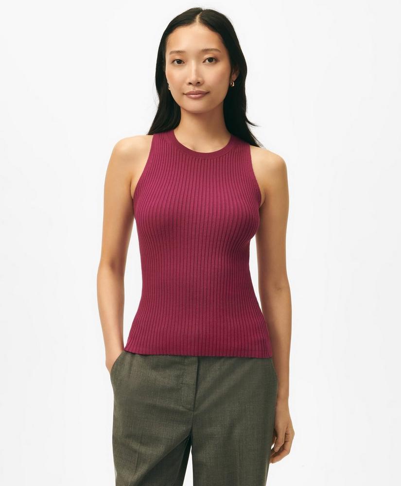 Twinset Silk Blend Ribbed V-Neck Cardigan Product Image