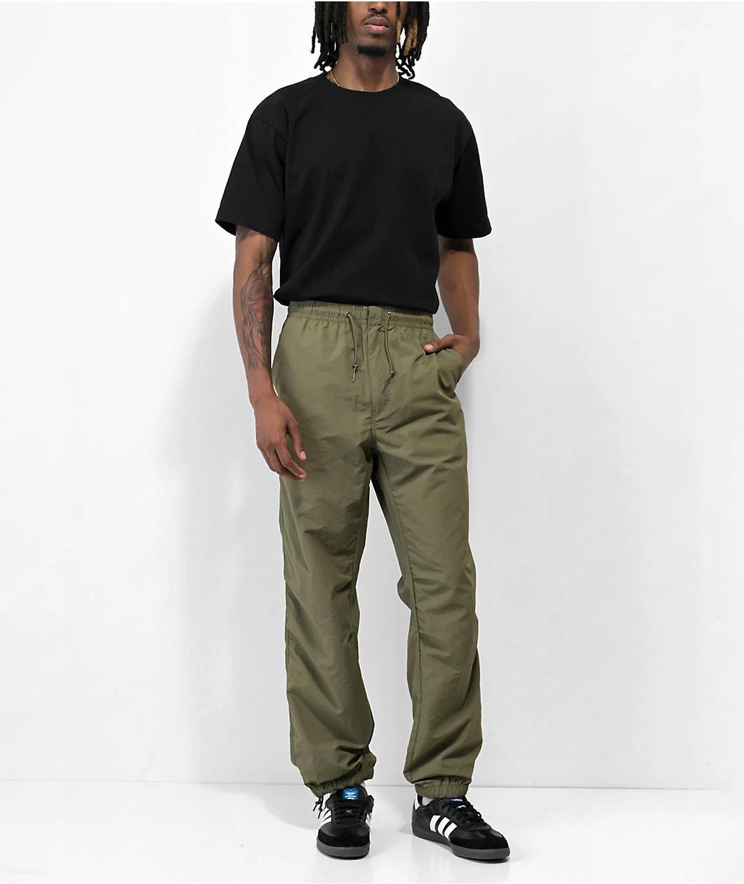 Empyre Olive Skate Parachute Pants Product Image