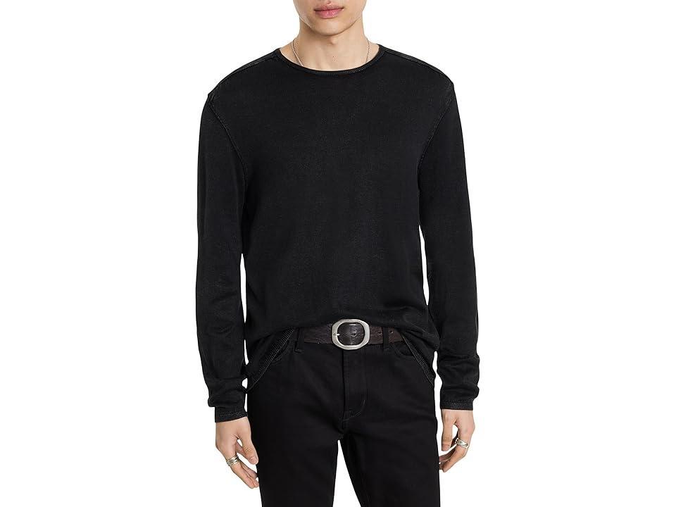 John Varvatos Star Usa Acid-Wash Crewneck Sweater Product Image