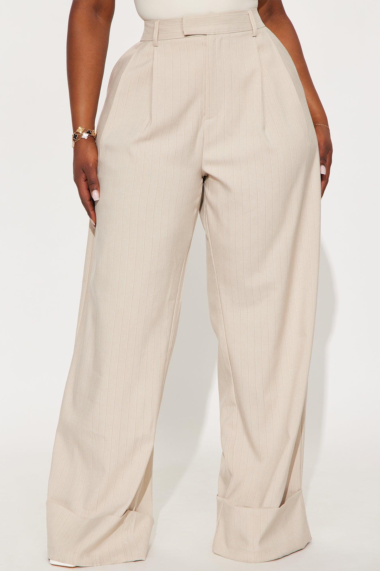 Arvizu Wide Leg Trouser - Tan Product Image