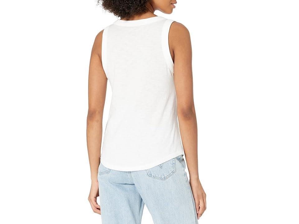 Madewell Whisper Cotton Scoopneck Tank Top (Optic ) Women's Clothing Product Image