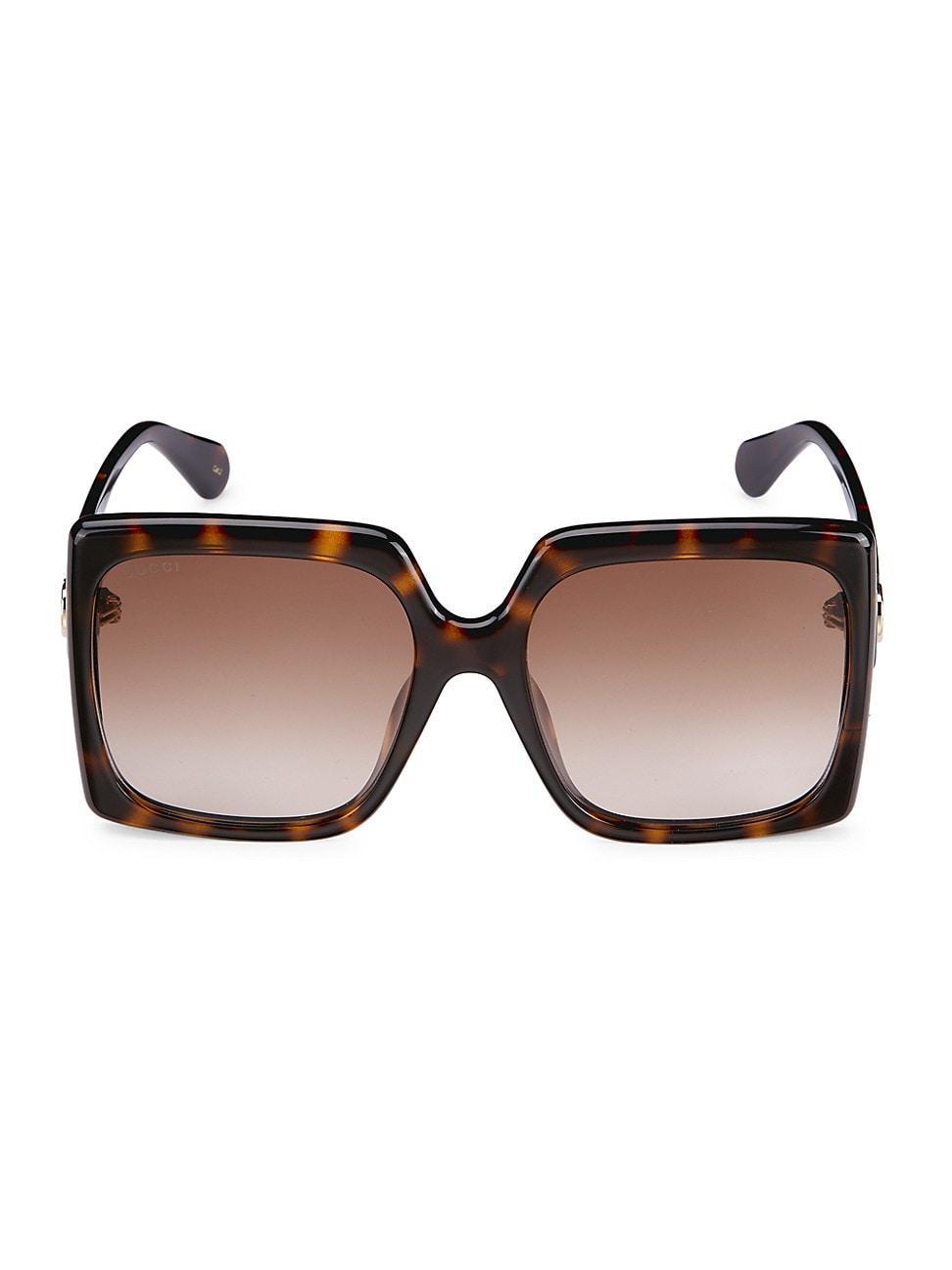 Oversized Square Injection Plastic Sunglasses Product Image