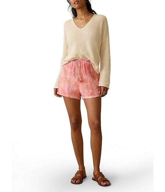 Faherty Dune Organic Cotton Gauze Tie-Dye Mid Rise Coordinating Boxer Shorts Product Image