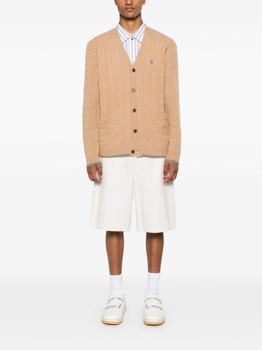 cable-knit cardigan Product Image