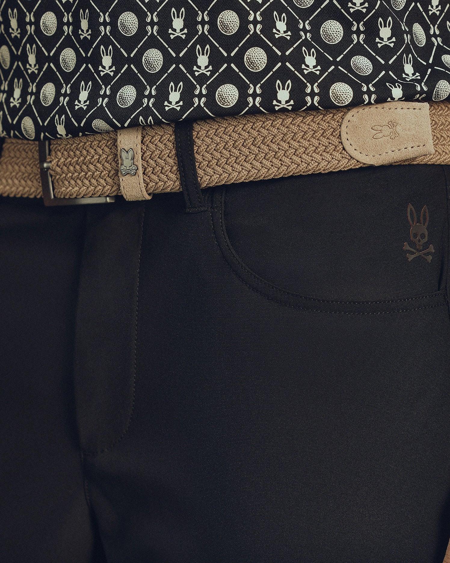 Men's Stretch Braided Belt 001 BLACK / S/M Product Image