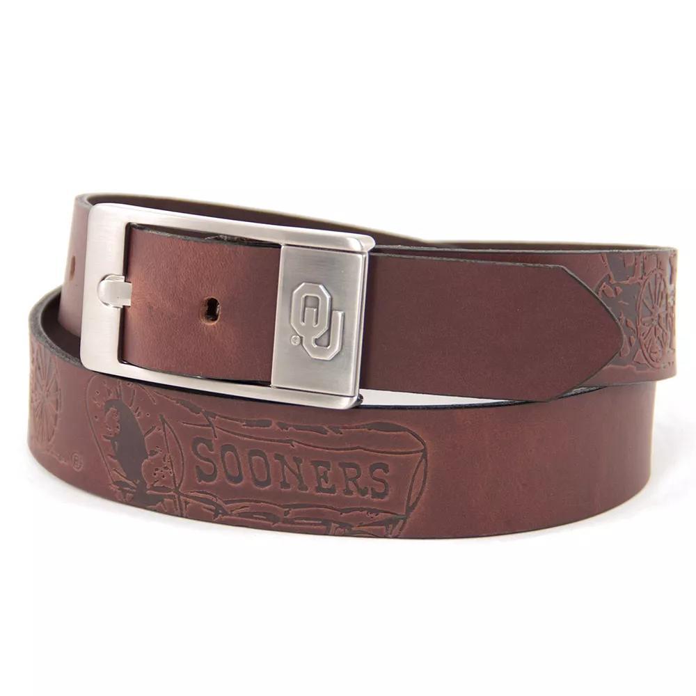 Men's Michigan State Spartans Brandish Leather Belt, Size: 38, Team Product Image