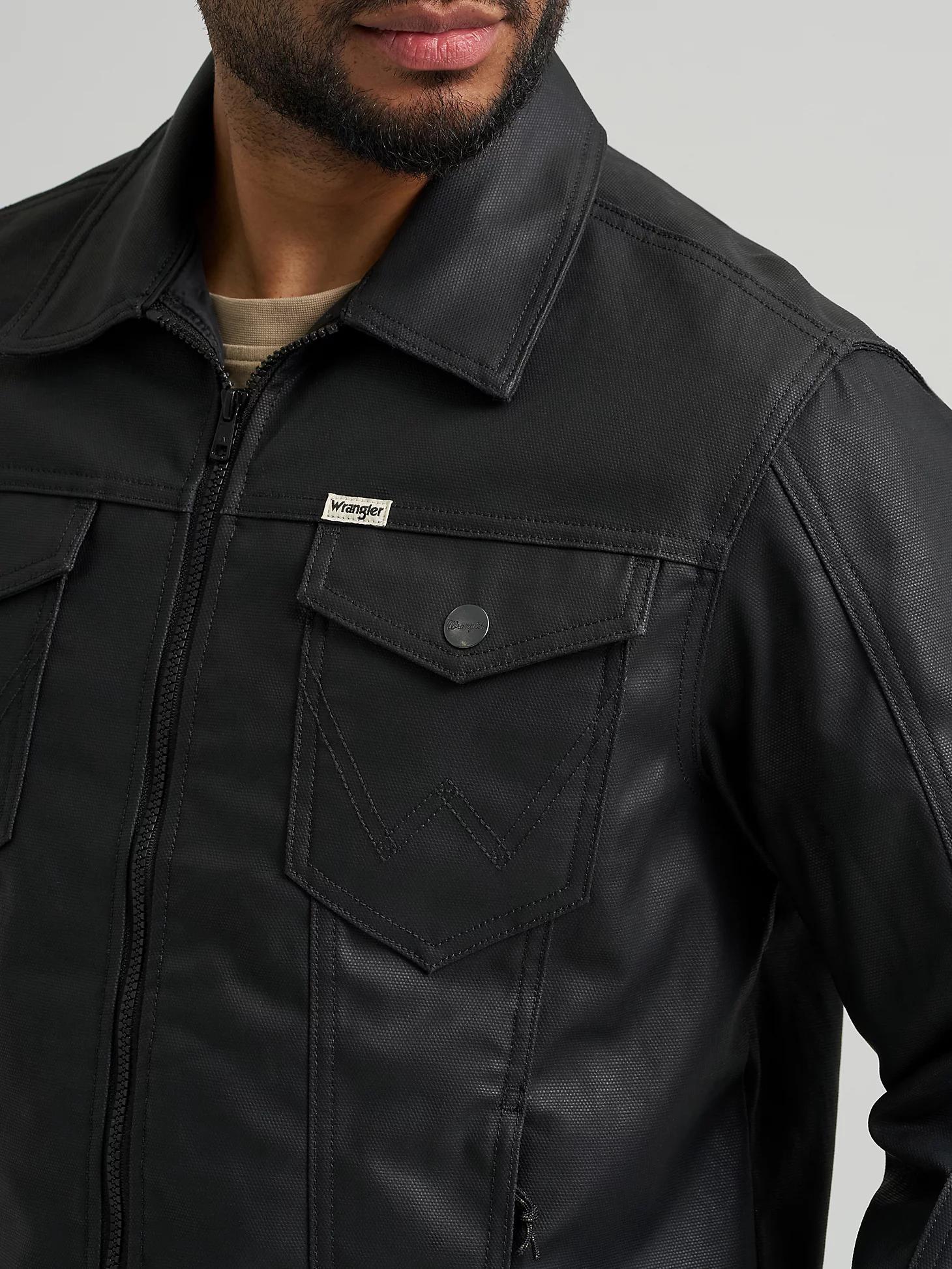 Wrangler All Terrain Gear Men's Outdoor Trucker Jacket | Men's JACKETS & OUTERWEAR | Wrangler® Product Image