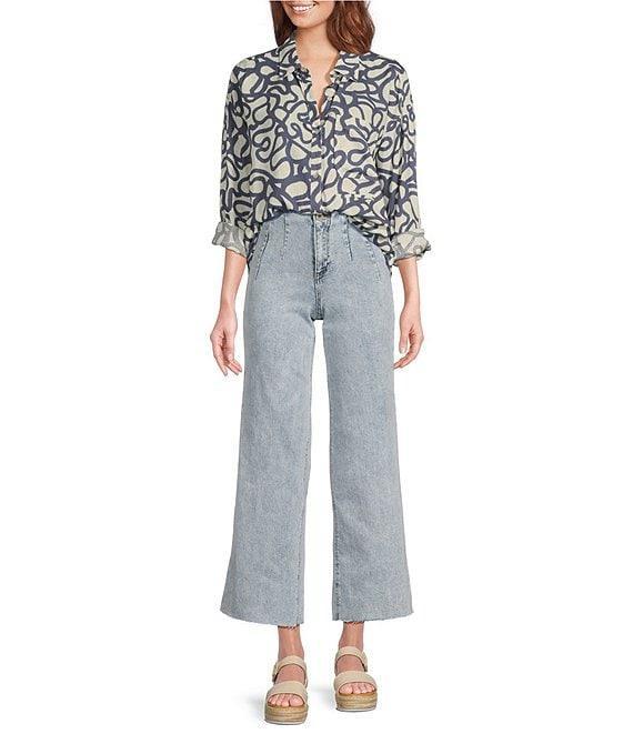 Every Denim High Rise Pleated Waist Jeans Product Image
