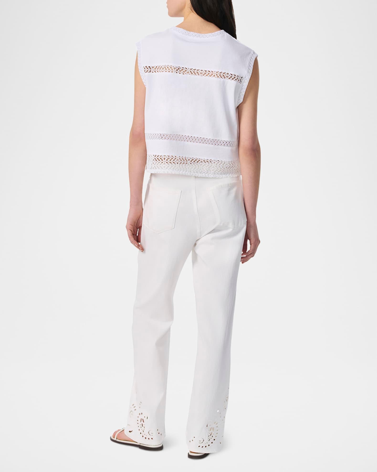 Rosie Embroidered Muscle Tank Top Product Image