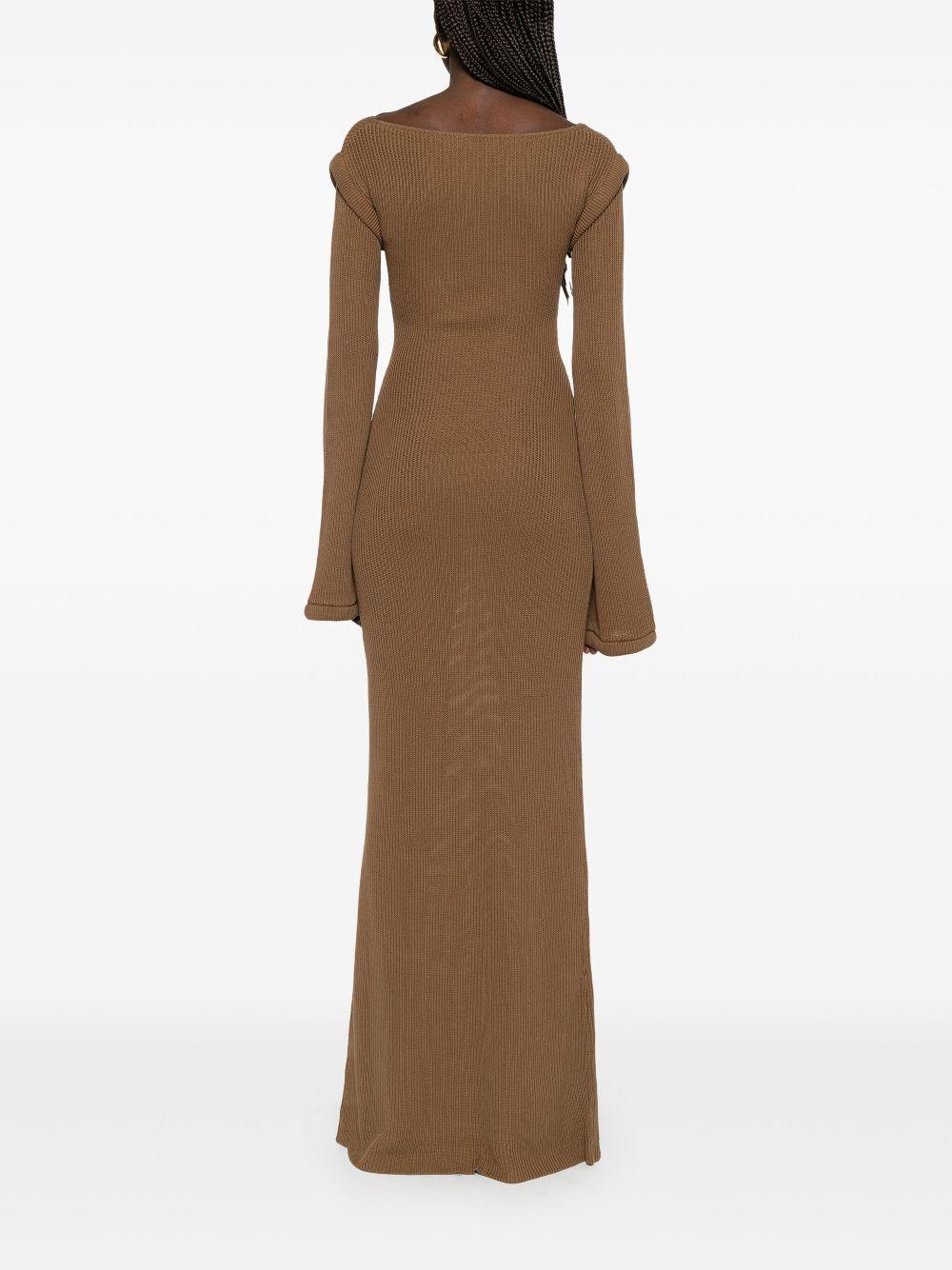 ribbed-knit maxi dress Product Image