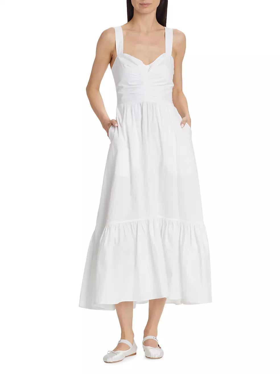 Lilah Cotton Midi-Dress Product Image