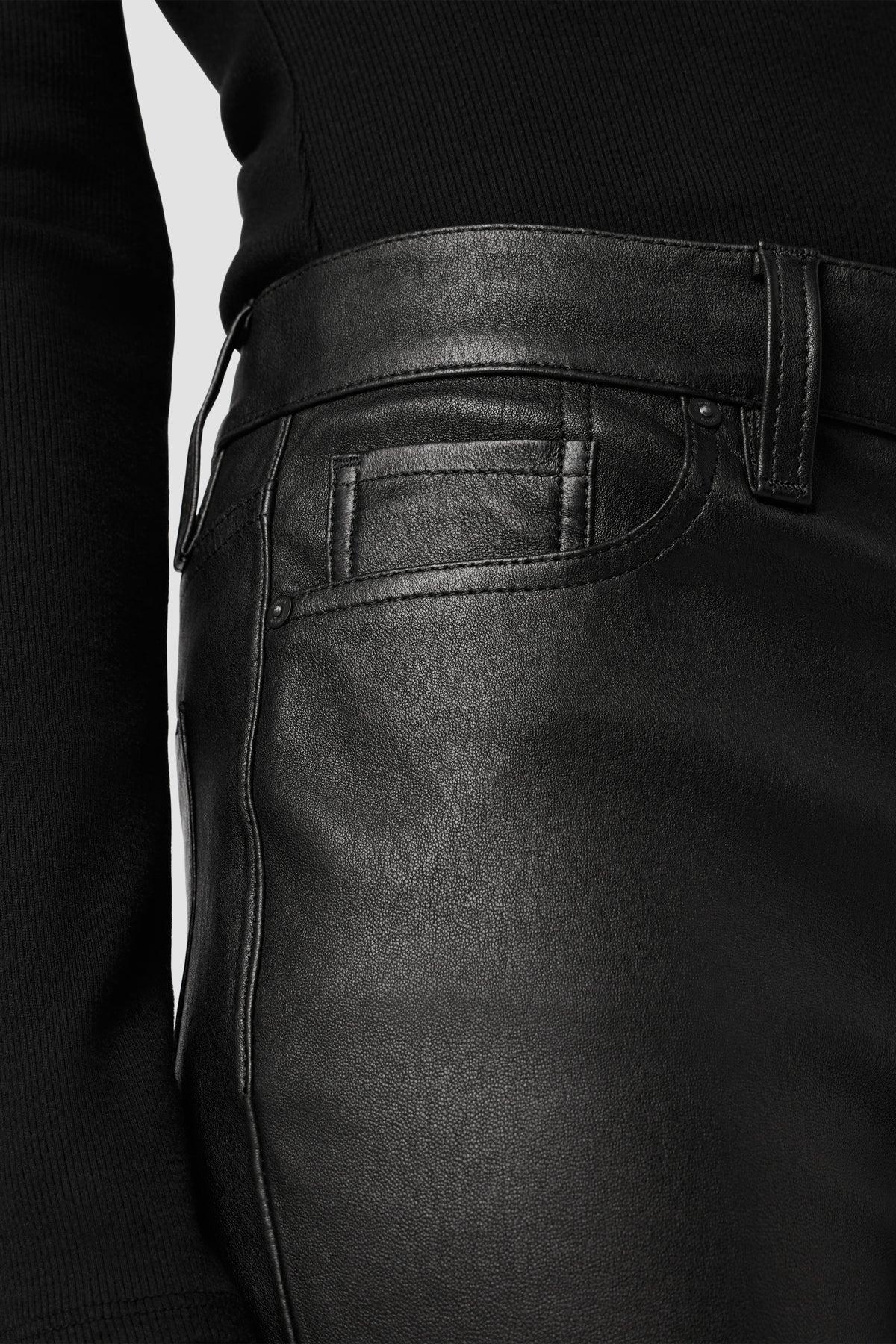 Barbara High-Rise Super Skinny Ankle Leather Pant Female Product Image
