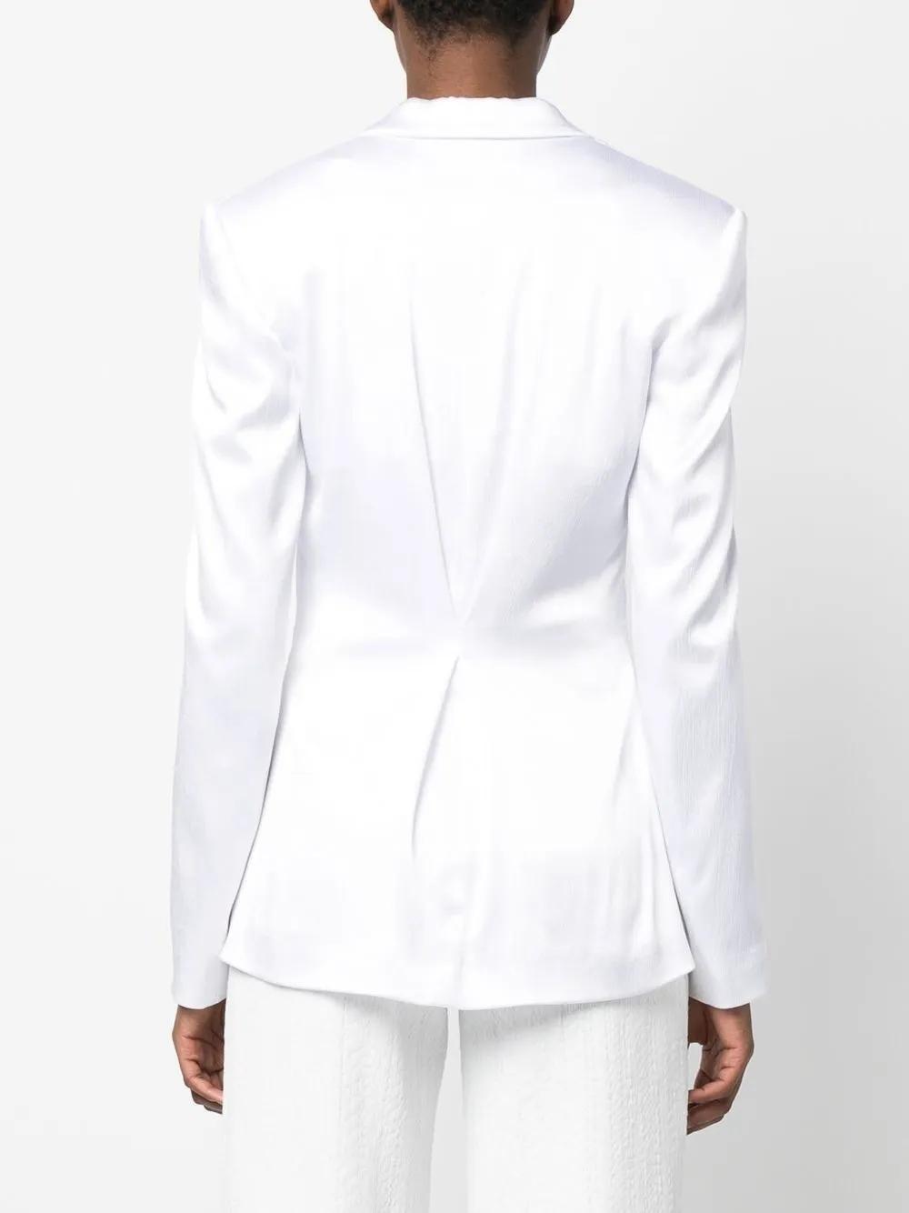 decorative button single-breasted blazer Product Image