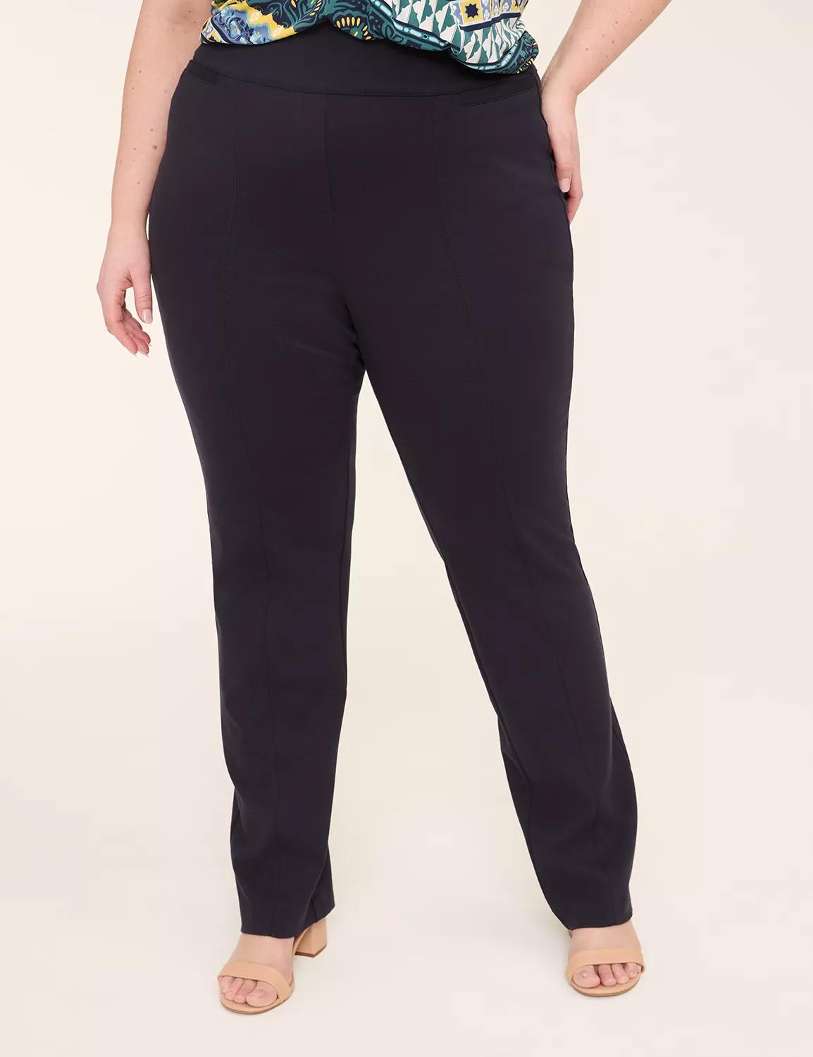 Ponte Pull-On Straight Leg Pant Product Image
