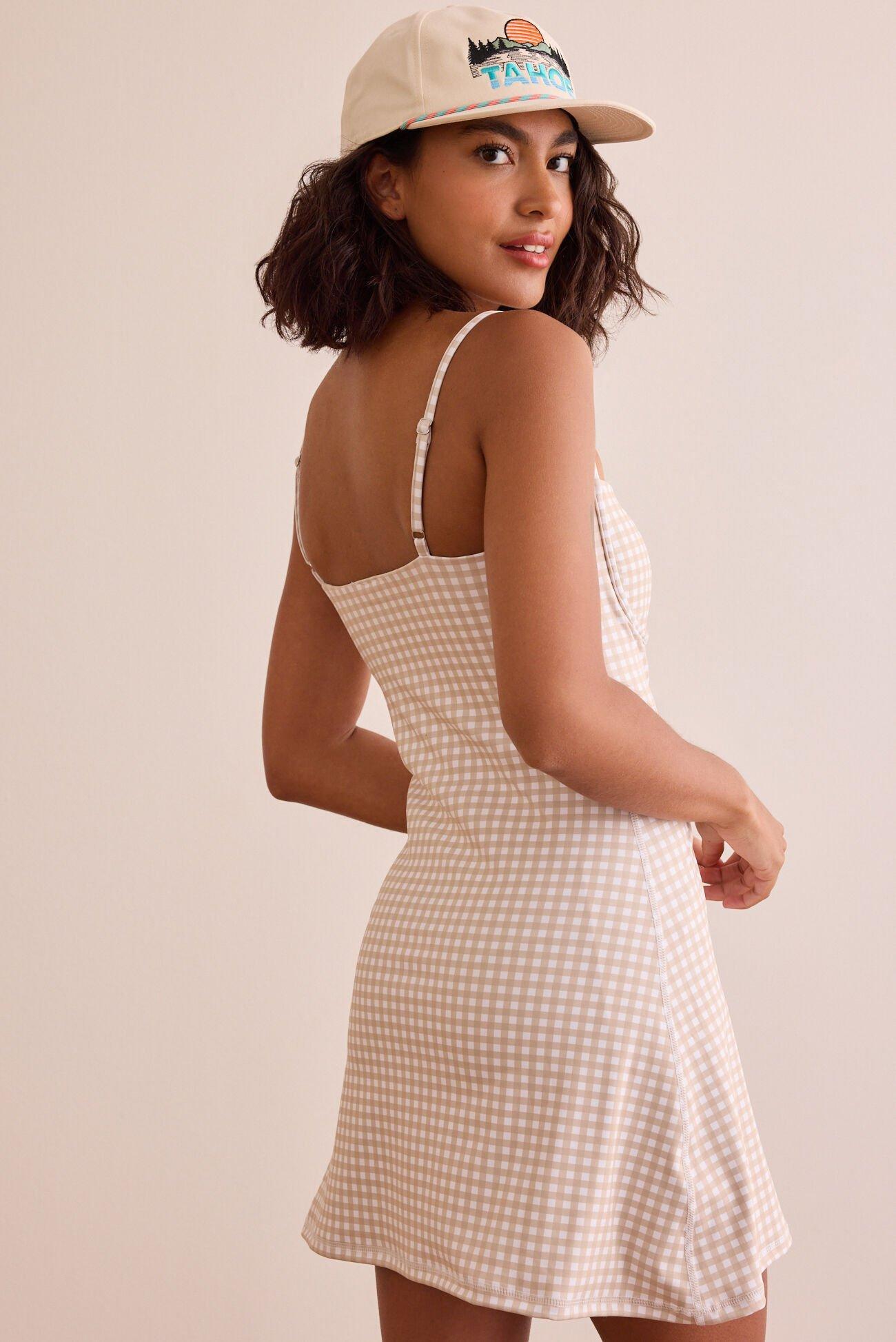 Game On Gingham Dress Product Image