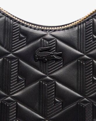 Maheki Embossed Leather Half Moon Purse Product Image