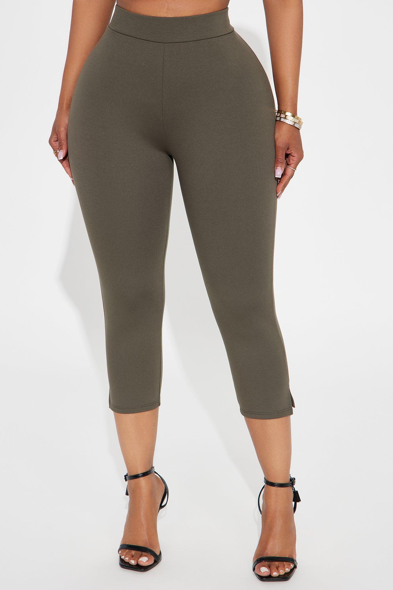 All My Potentials Capri Legging - Olive Product Image