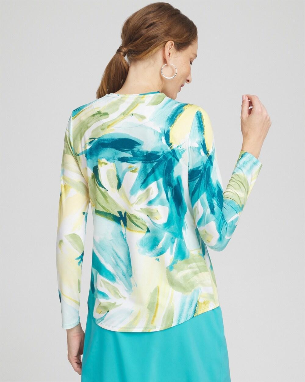 Zenergy® UPF Printed Long Sleeve Top Product Image