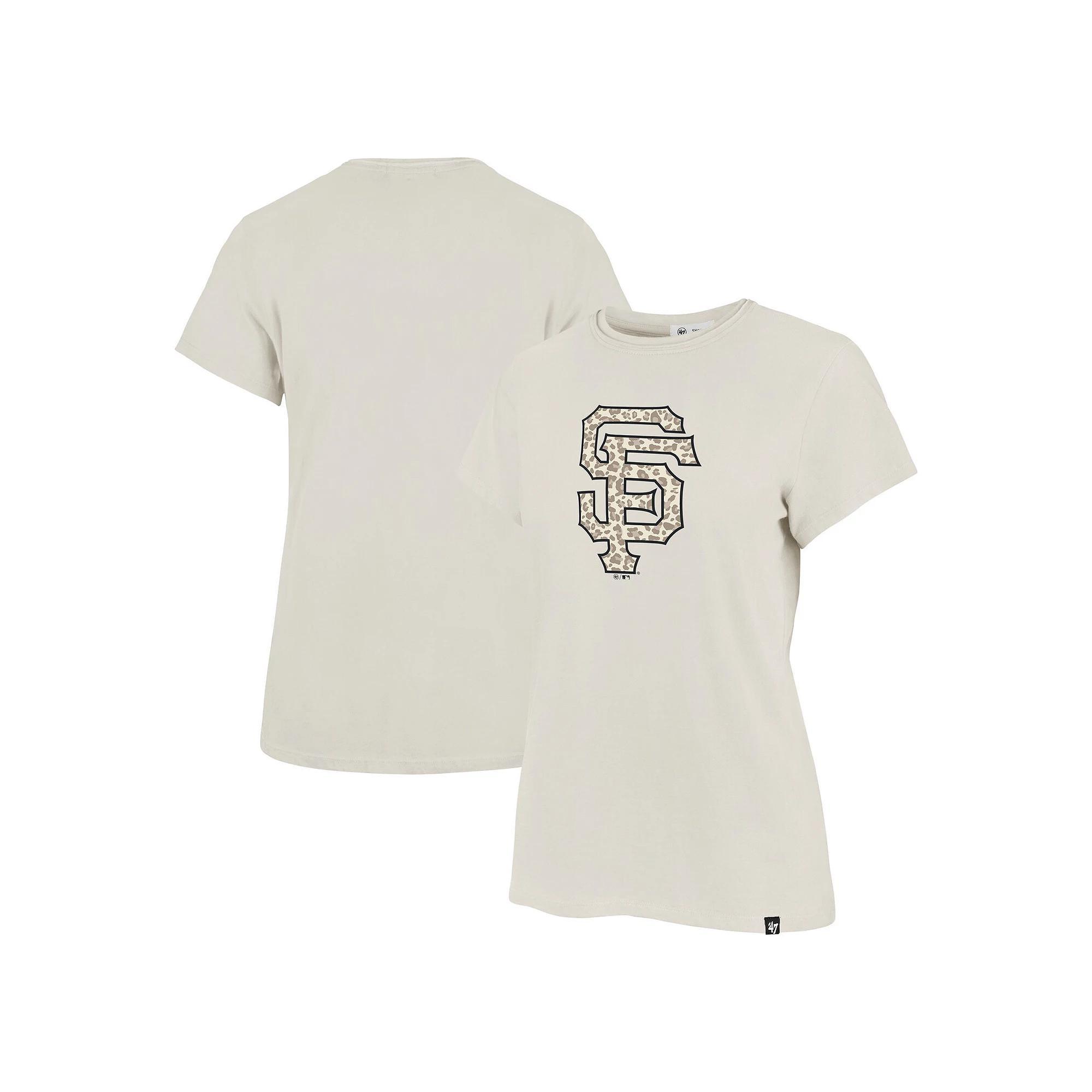 Women's '47 Oatmeal San Francisco Giants Imprint Frankie T-Shirt, Size: Small, Team Product Image