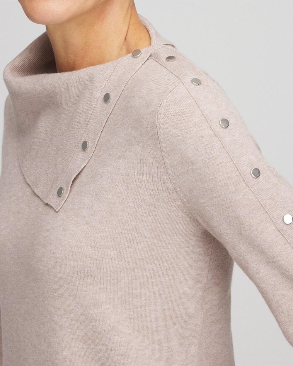 Zenergy® Luxe Cashmere Blend Mock Neck Sweater Product Image