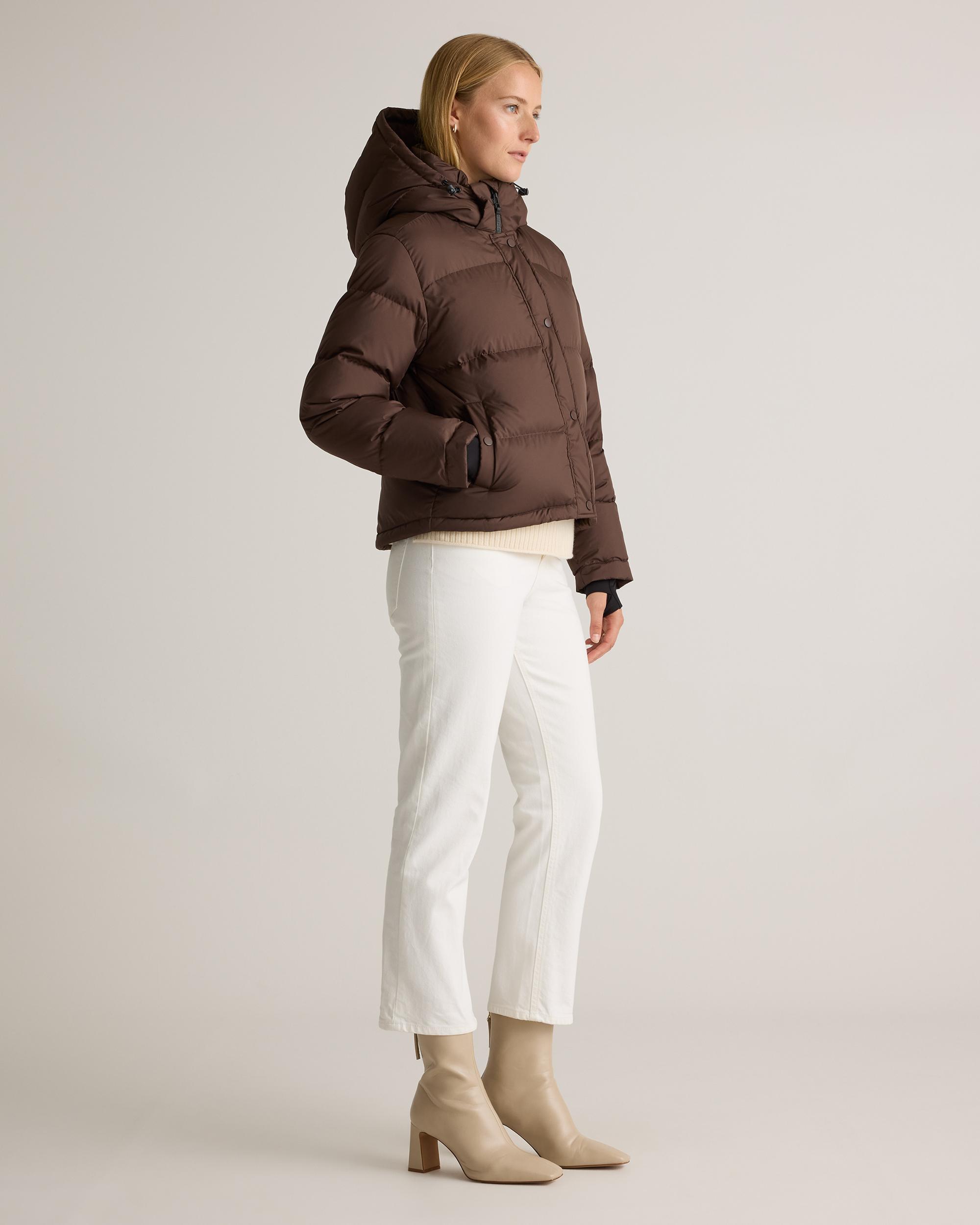 Quince | Women's Responsible Down Cropped Puffer Jacket Size XS, Recycled Polyester Product Image