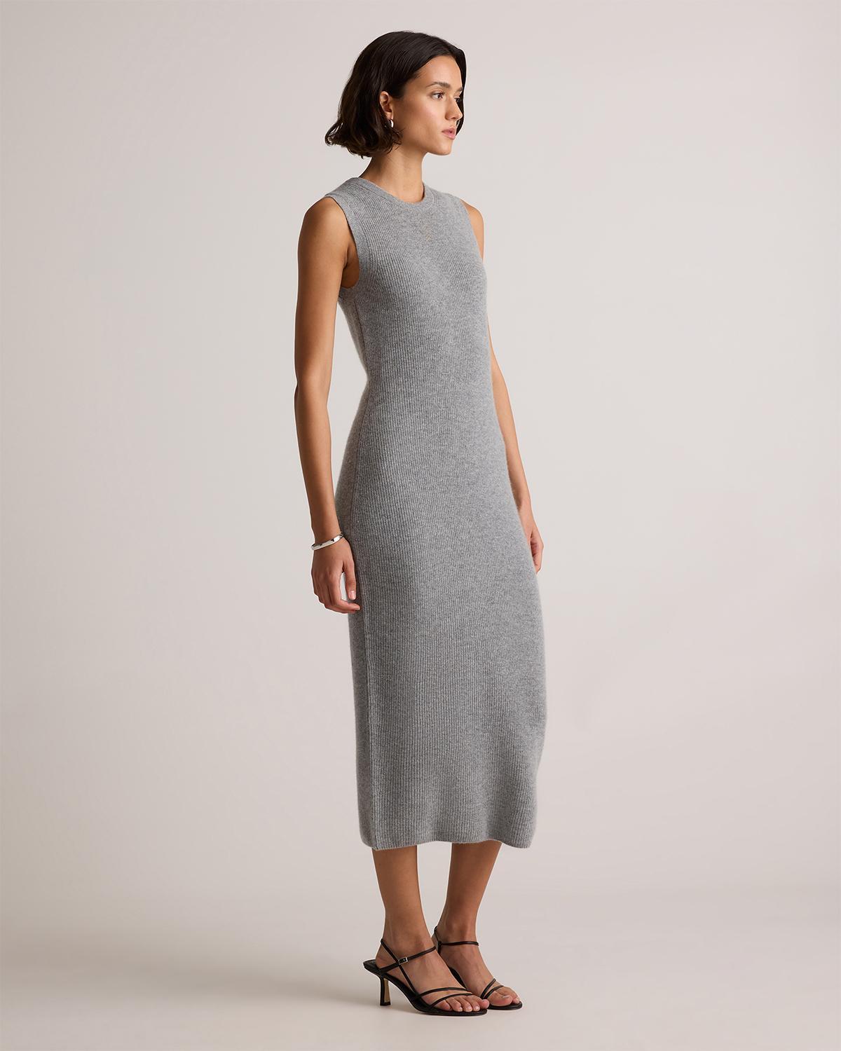 Quince | Women's Mongolian Cashmere Sleeveless Midi Sweater Dress Size XS Product Image