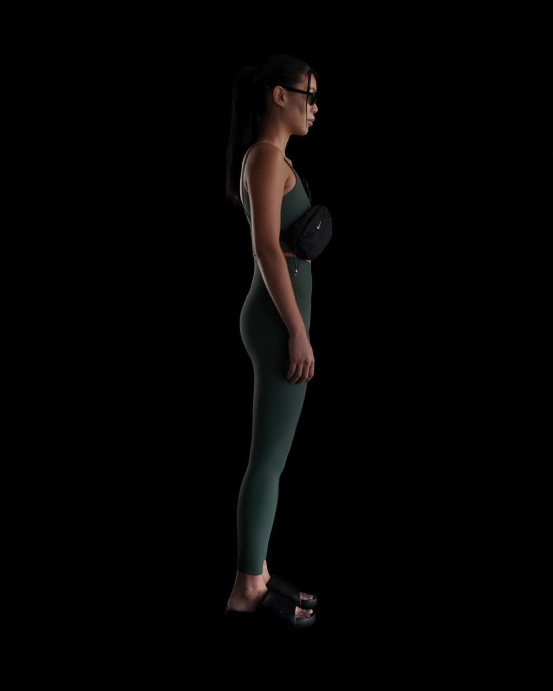 Nike Women's Zenvy Rib Gentle-Support High-Waisted 7/8 Leggings Product Image