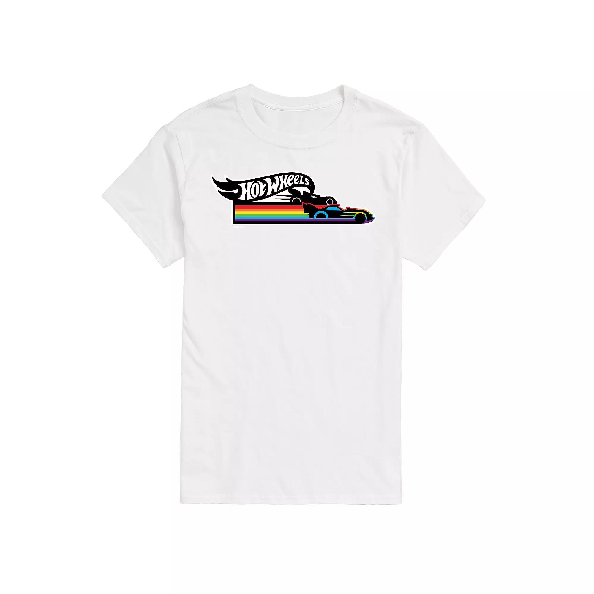 Big & Tall Hot Wheels Pride Flame Logo Graphic Tee, Mens Product Image