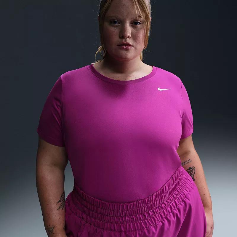 Plus Size Nike Dri-FIT Tee, Women's, Size: 2XL, Black Product Image