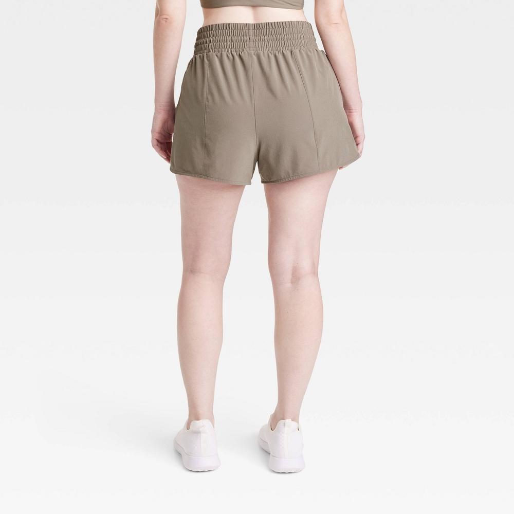 Womens Active Light High-Rise Shorts 3 - All In Motion Taupe XS Product Image
