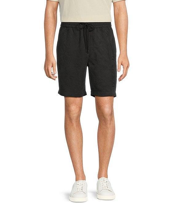 Caribbean Flat Front Jacquard 8#double; Inseam Shorts Product Image