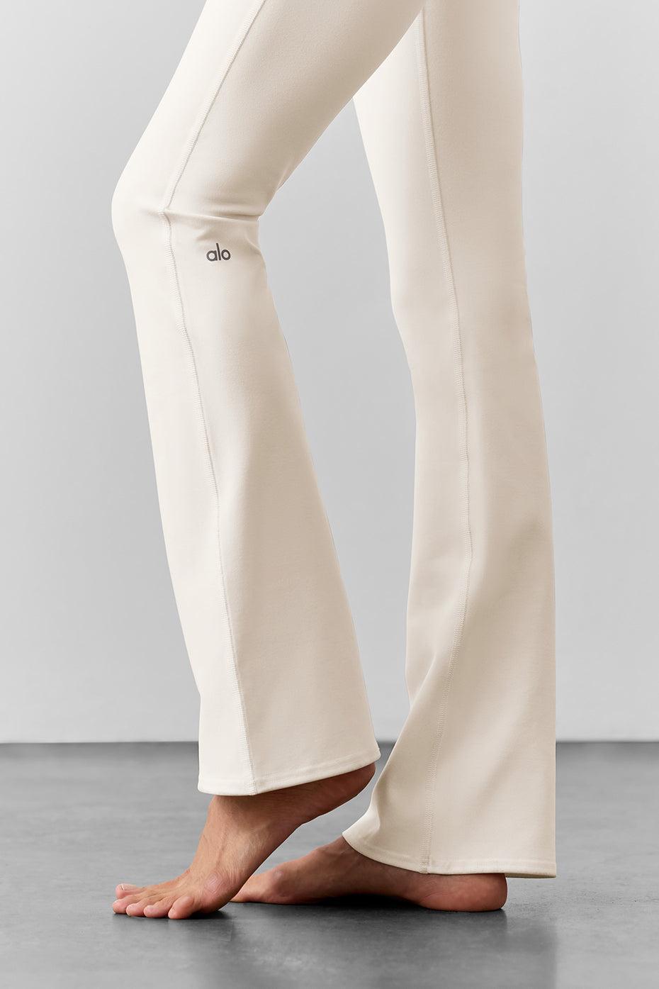 Airbrush High-Waist Bootcut Legging - Ivory Female Product Image