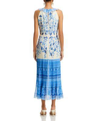 Amy Silk Ruffled Dress Product Image