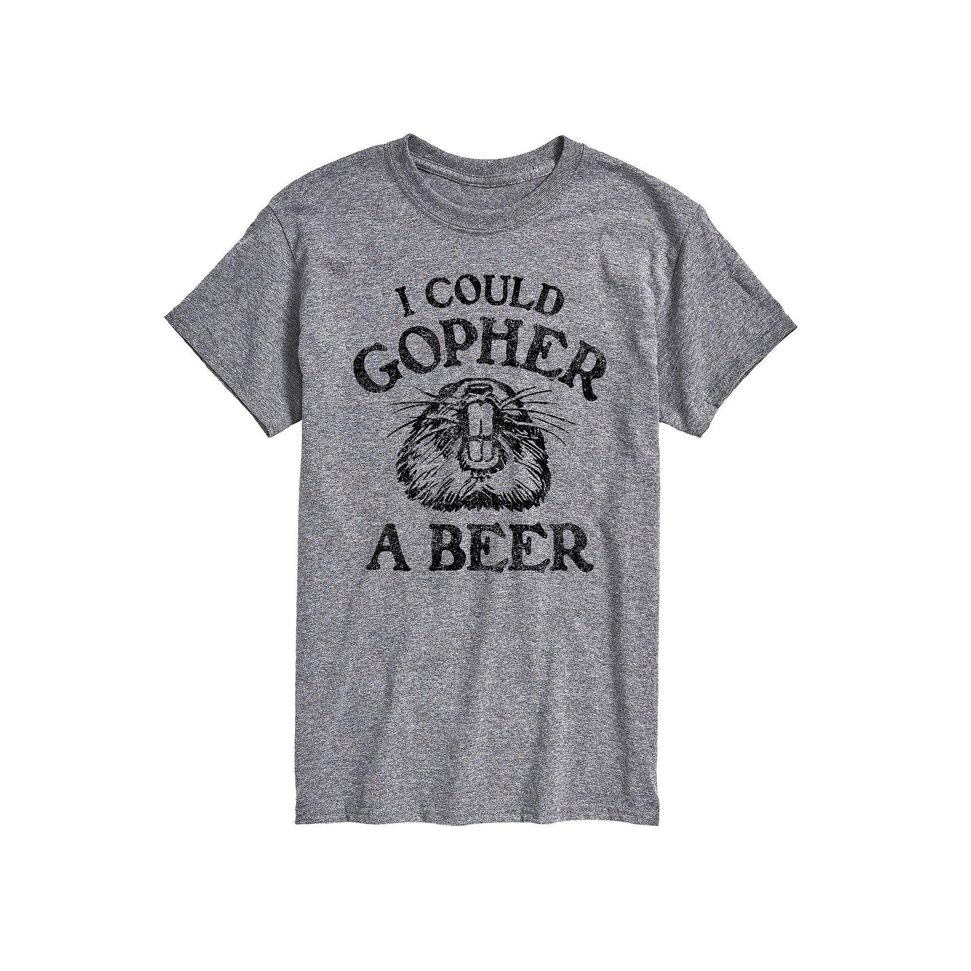 Mens I Could Gopher A Beer Tee Product Image