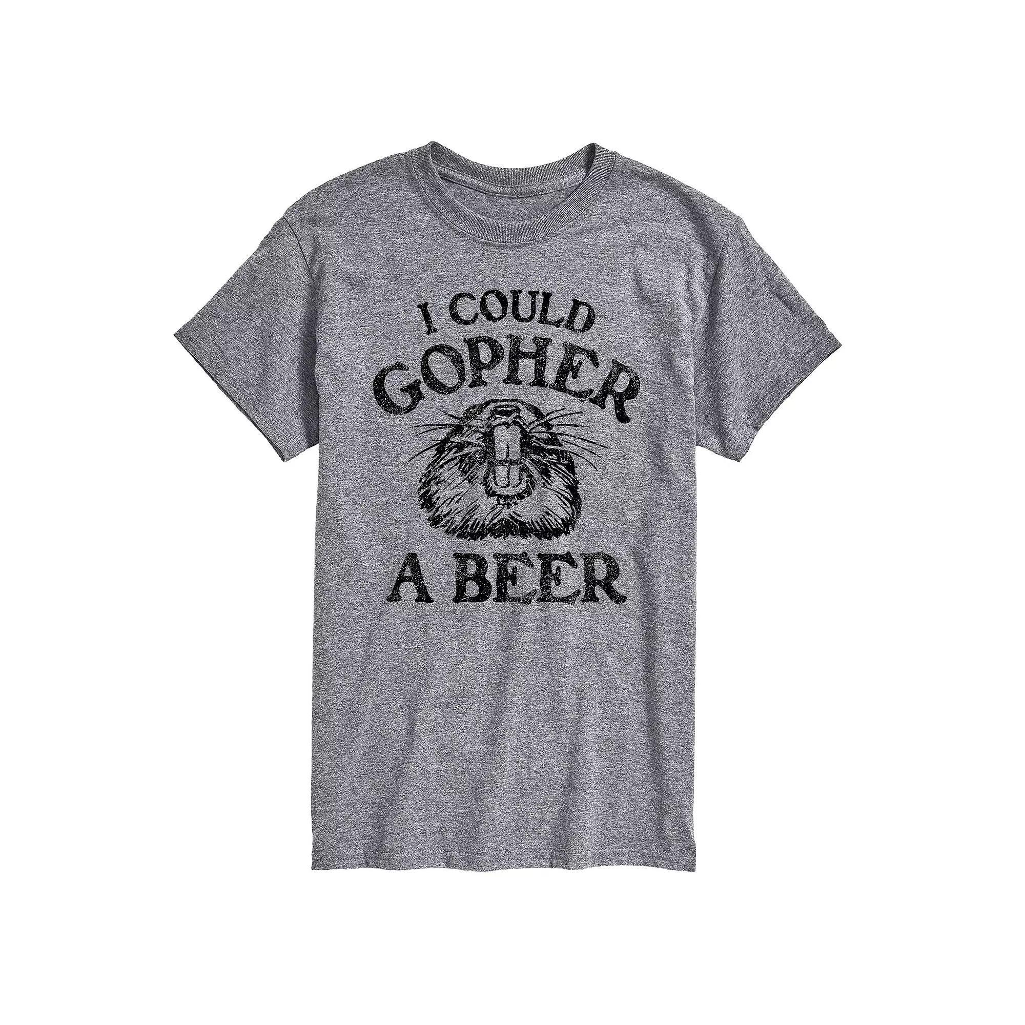 Mens I Could Gopher A Beer Tee Product Image