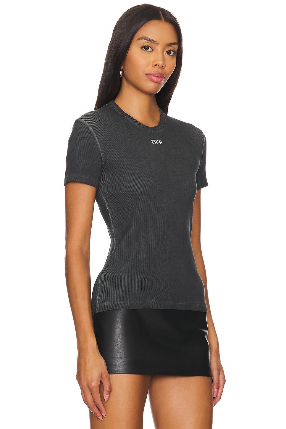 Off Stamp Rib Basic Tee OFF-WHITE Product Image