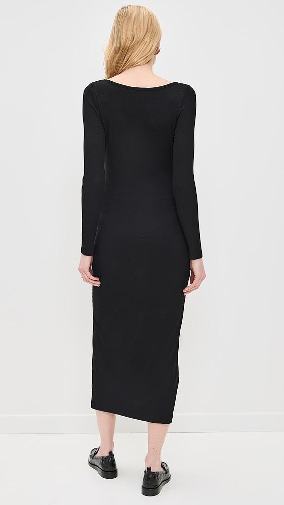 HATCH The Long Sleeve Rib Dress | Shopbop Product Image