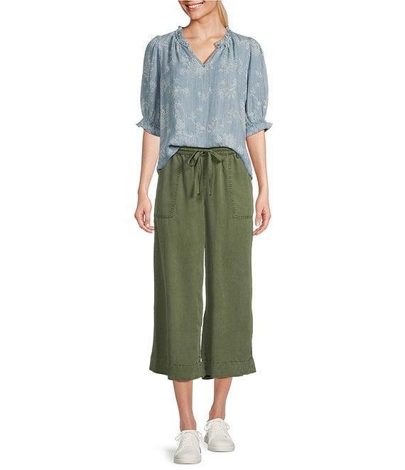 Nurture Pull-On Wide Leg Crop Pants Product Image